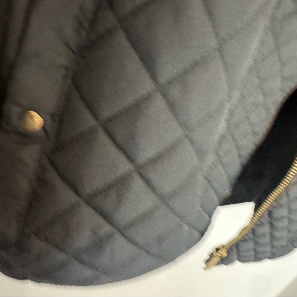 Royalty For Me Black Quilted Puffer Jacket Woman’s PL - Picture 16 of 16
